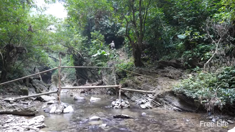 更新 我在深山建厨房(16)深入荒野隐居修仙,建设世外桃源投个币吧