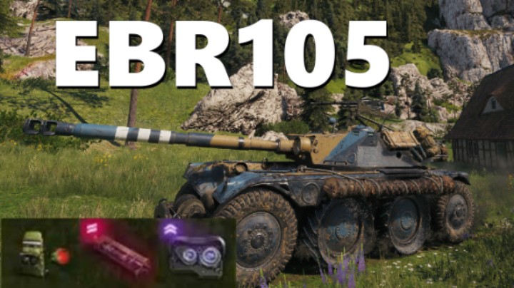 【坦克世界】Vz.55炮炮断履坏事做绝/EBR105零秒1V6翻盘