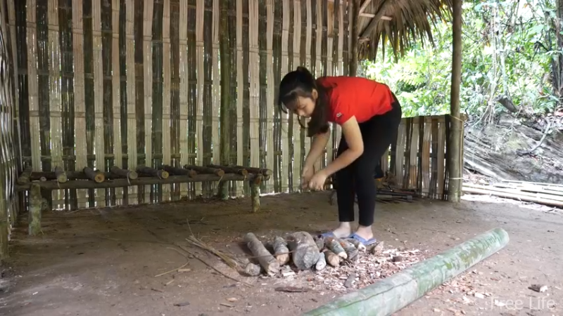 更新1季暂时还住临时小屋(6)深入荒野隐居修仙,建设世外桃源投个币吧