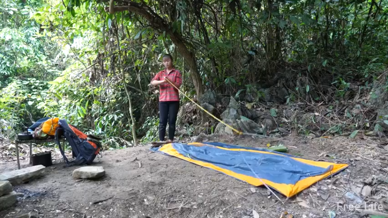 更新1季离家入山d的第一餐(9)深入荒野隐居修仙,建设世外桃源投个币吧
