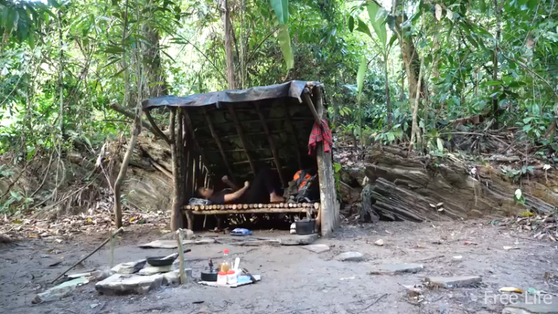 更新1季 选择地点搭建住所(16)深入荒野隐居修仙,建设世外桃源投个币吧