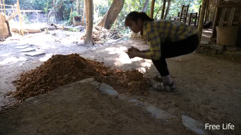 更新 我在深山建厨房(7)深入荒野隐居修仙,建设世外桃源投个币吧