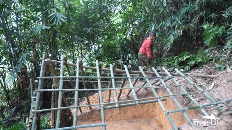 更新在山里度过节日(15)深入荒野隐居修仙,建设世外桃源投个币吧