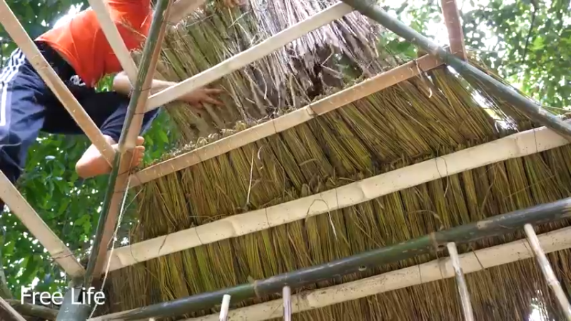 更新休闲亭子(19)深入荒野隐居修仙,建设世外桃源投个币吧