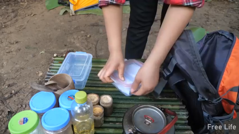 更新1季离家入山d的第一餐(4)深入荒野隐居修仙,建设世外桃源投个币吧