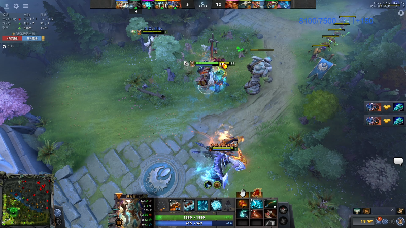 我在斗鱼看inflame丶hyz直播DOTA2