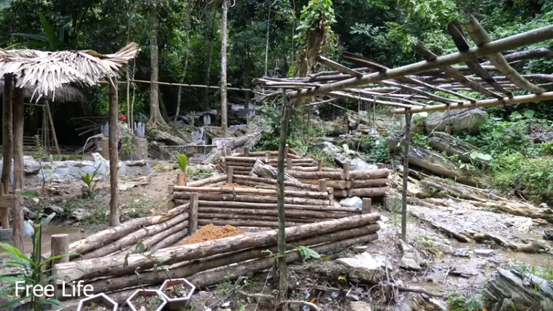 更新重新规划菜园子(25)深入荒野隐居修仙,建设世外桃源投个币吧