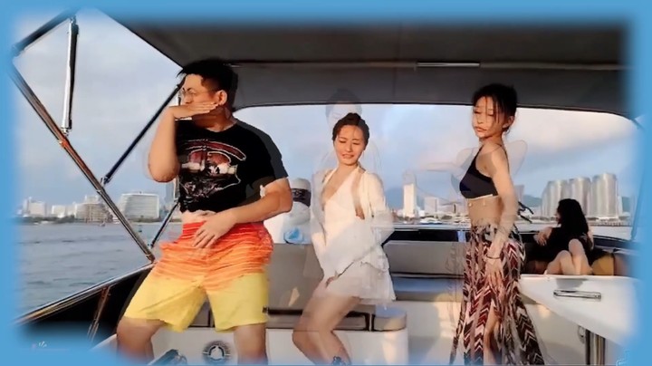 游艇海上VIVI舞蹈