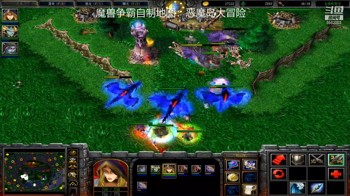乾坤70传说的精彩时刻：魔兽争霸之人族的战争（上）