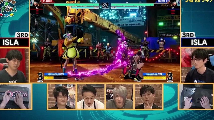 拳皇15：官方首次公开的线下表演赛直播回放