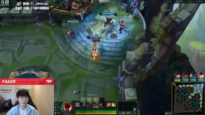 【T1直播faker】8-1盲僧，carry一波，这英雄必须秀一波