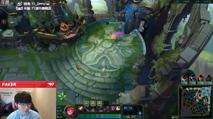 【T1直播faker】2-1佐伊，灵巧英雄，操作余地很大啊