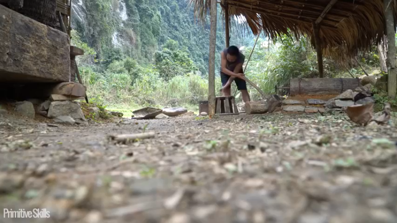 真人我的世界-空手发展-单人炼铁X5(3)节选如果你一无所有，进入山野