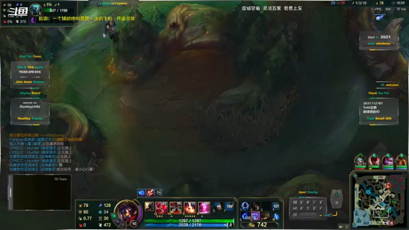 【2021-10-01 00点场】老虎头和小布狗：皮城警备 · 灵活五黑免费上车