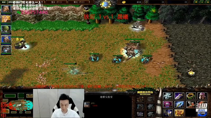 我在斗鱼看澄海TMac直播魔兽争霸