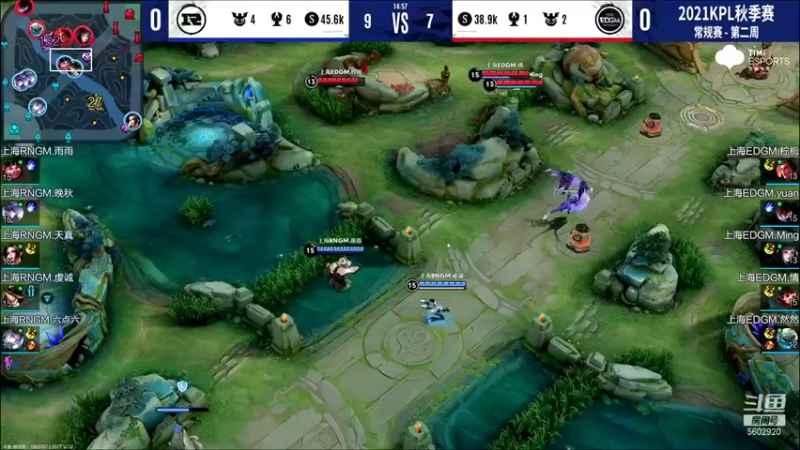 【2021-10-02 18点场】eStarProAlan：Alan：RNG VS EDG