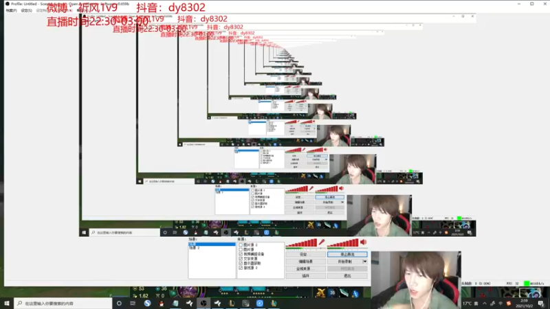 【2021-10-02 02点场】祈风1v9：国服第一VN！一个打八百多个！