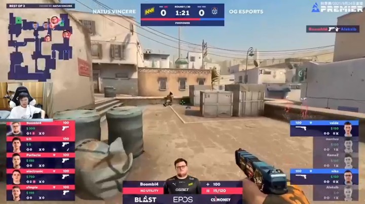 精神永富：QG ESPORTS对局NATUS VINVERE