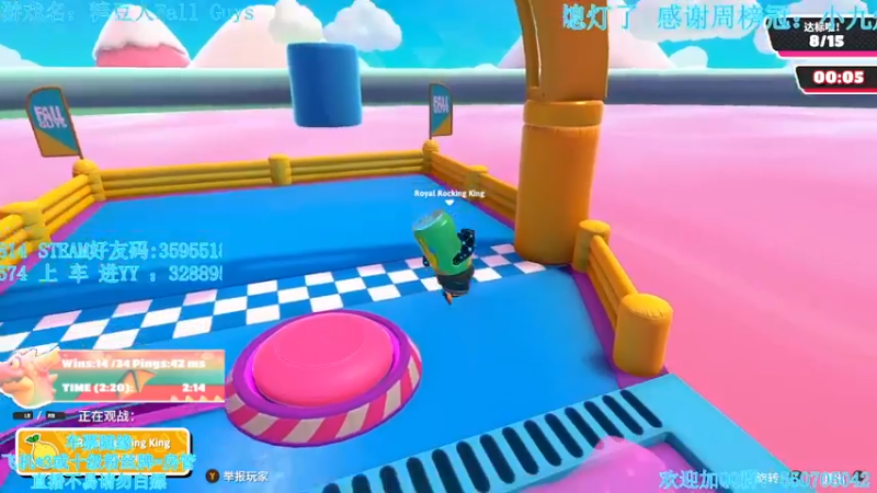 【2021-10-02 01点场】我最强阿啊啊：【斗鱼最强丨糖豆人】国庆七天乐糖豆也快乐