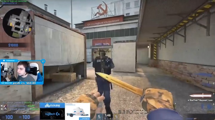 CSGO：大魔王 shroud精彩剪辑 （四），一打五 全是爆头！