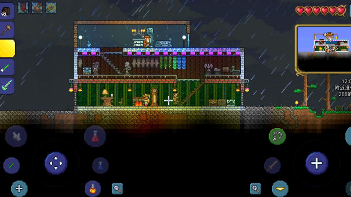 泰拉瑞亚第三天遇上沙尘暴！