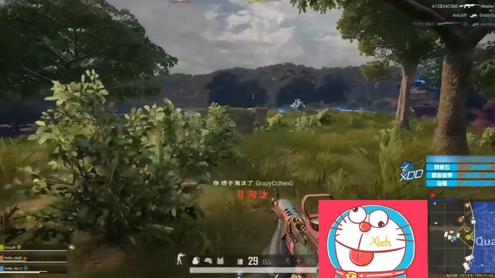 XDD开了科技，四倍镜扫射，单人快速拉枪18淘汰吃鸡！