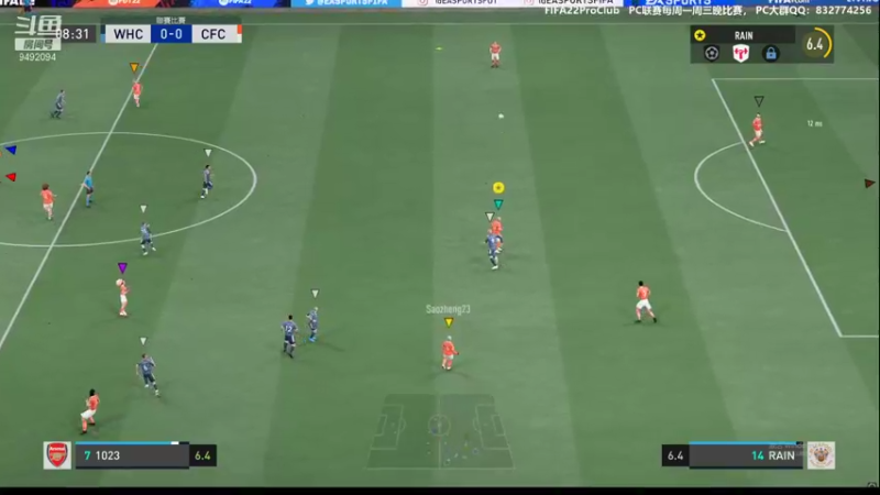 【2021-10-04 23点场】RainCFC：CFC俱乐部 FIFA Pro Club