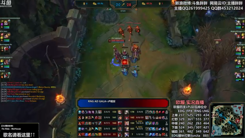 【2021-10-05 02点场】胖胖灬：胖胖OB：欧服RNG FPX撞车DK