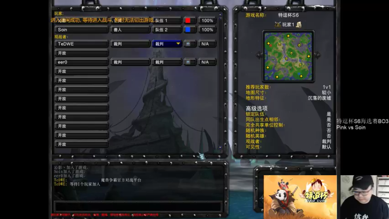 【TED出品】特逗杯S6海选赛 Pink vs Soin 恐惧魔王大招流