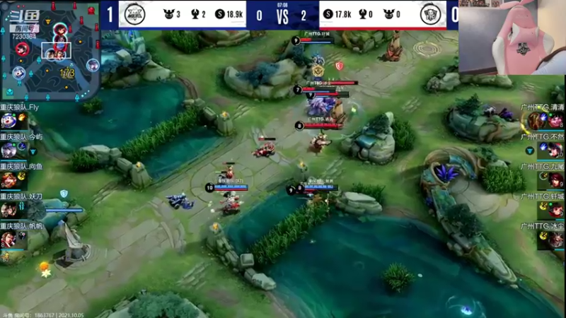 【2021-10-05 21点场】是小鹿哇：比赛：TTG vs 狼队