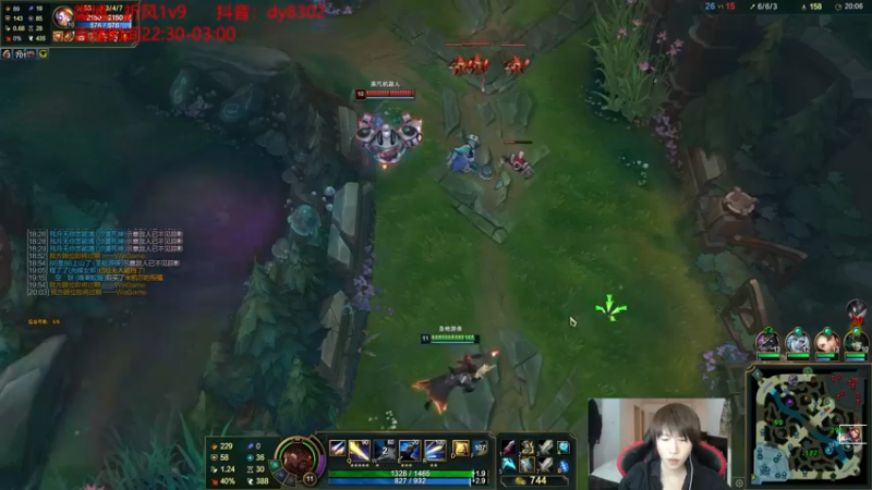 【2021-10-05 01点场】祈风1v9：国服第一VN！一个打八百多个！