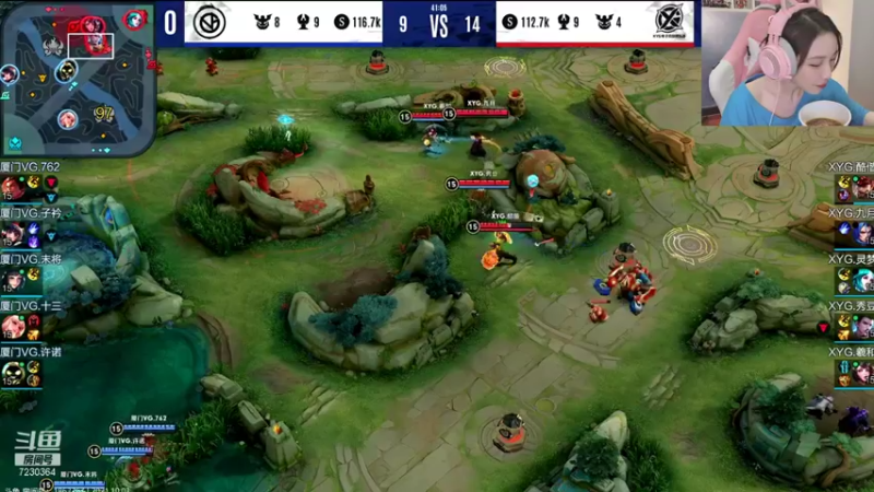 【2021-10-03 21点场】是小鹿哇：比赛：XYG vs VG