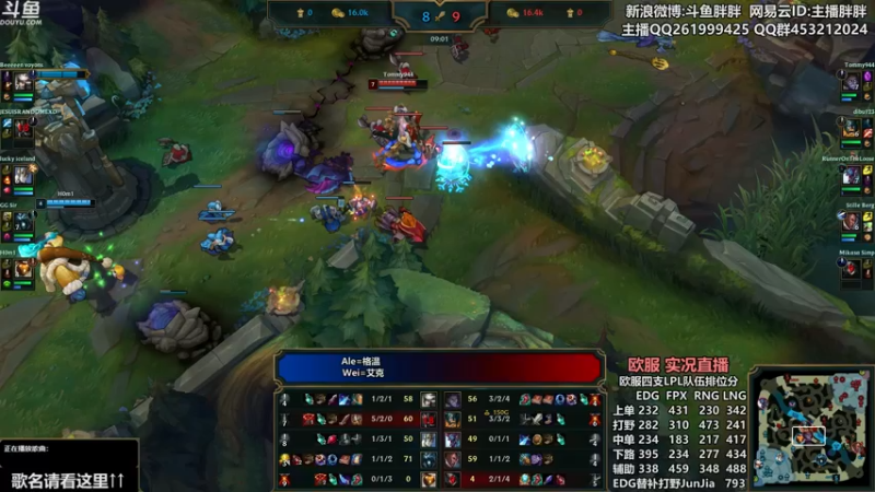 【2021-10-04 22点场】胖胖灬：胖胖OB：欧服RNG FPX撞车DK