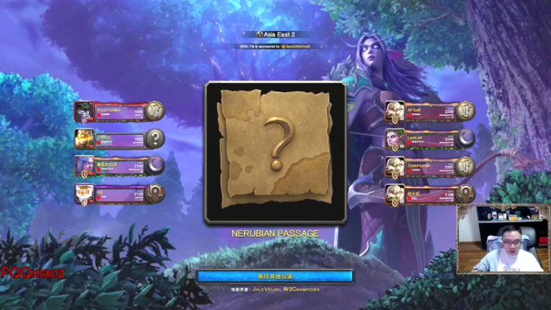 FQQ解说中韩最顶尖选手4v4，第三场：000狮鹫强突小炮上高地！.mkv