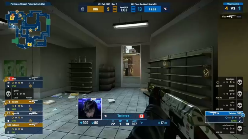 【2021-10-07 07点场】CSGO解说伟伟：录播Faze天禄 晚7天禄VG