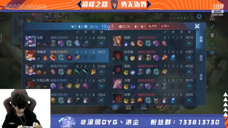 【2021-10-04 20点场】深圳DYG浪尘：巅峰赛上前十