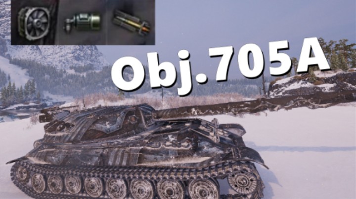 【坦克世界】705A极地冰原看晚霞/7201铁甲不度玉门关