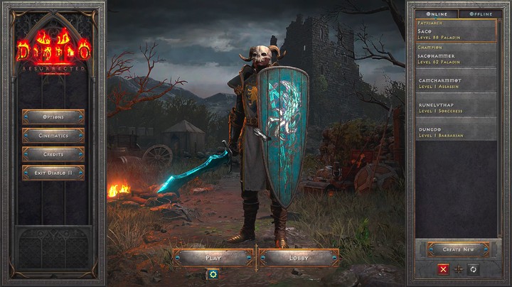 Diablo 2 Resurrected Hell Pit Run Tesladin (Paladin)