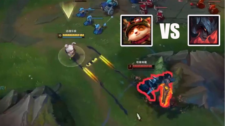 【恶霸提莫】我们这套天赋不光是打剑魔剑姬打谁都是大优势，就怎么说吧有手你也行