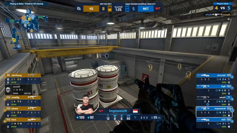 【2021-10-05 20点场】Karsamzing苏弟：IEM FALL 亚洲预选 VG-NKT