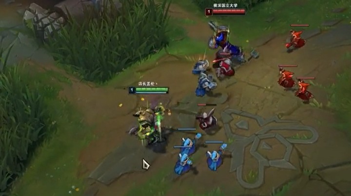 抢我盖伦，还对我使用双爸扶