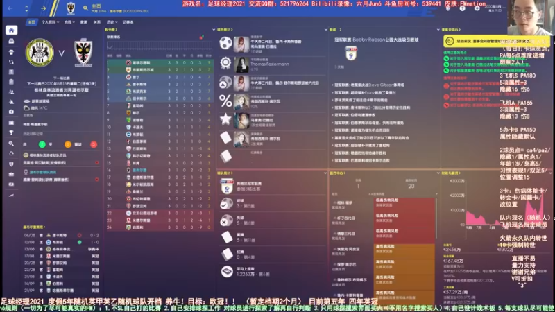 【2021-10-09 09点场】六月Jun6：六月：温布尔登 第六年！英冠的王！