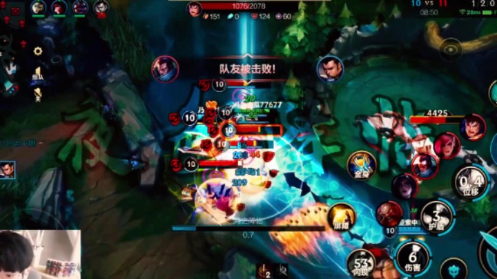 英雄联盟手游：西瓜皎月完美开团！一个大直接盖五个