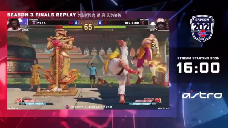 【2021-10-08 20点场】边哥BeenGor：高清复盘：街霸5美国官方组队赛第一周