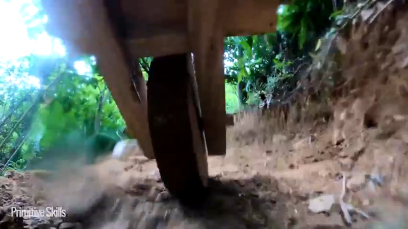 3基地B126竹筏旅游(29)山野基地】《如果你一无所有 进入单人我的世界，自由荒野 离网乐园 全手工制作耕种 快乐野外生活》