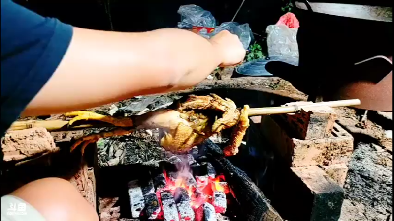 【2021-10-11 18点场】主播阿郎：挑战荒野独居30天()