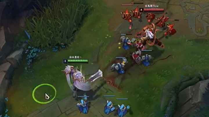 电一冲大师，盖伦vs剑魔，刀妹，船长