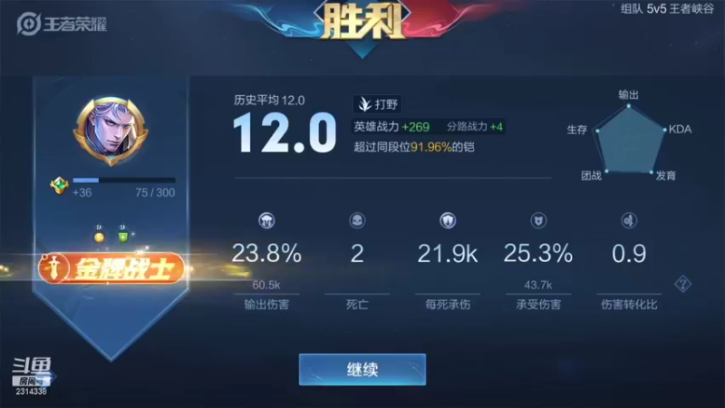 【2021-10-11 14点场】国服老狐狸：国服妲己：打打米莱迪妲己