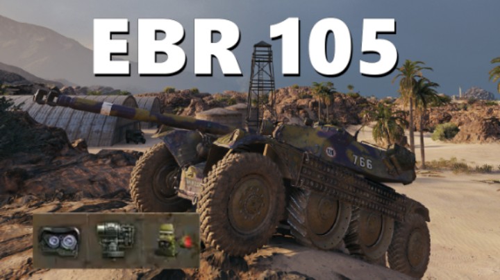 【坦克世界】EBR105飞天遁地七进七出/ELC90安排明白一路向前