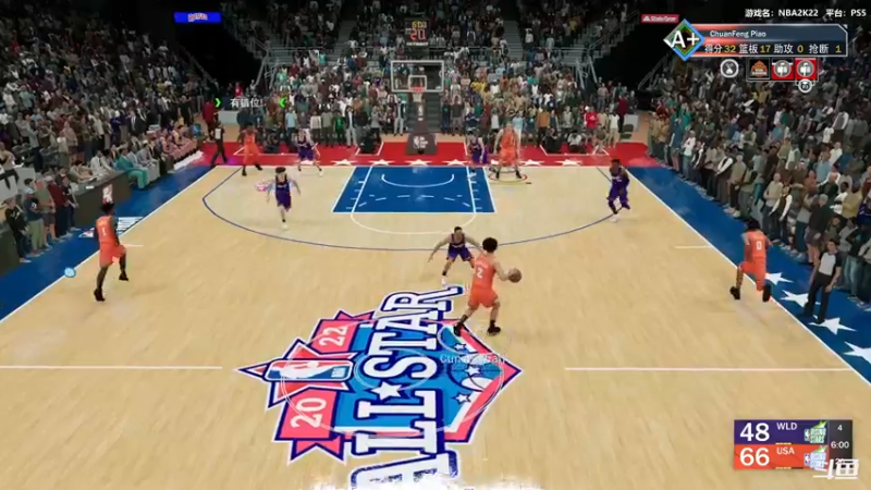 【2021-10-11 03点场】平江府人丶：NBA2K22生涯time～入选全明星～